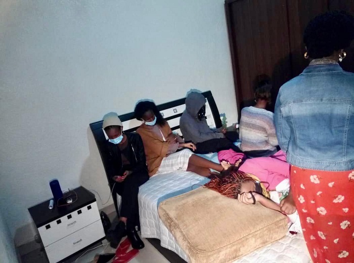 Aba bari muri iyi maison de passage muri Baby shower