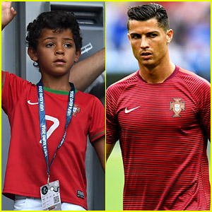 Cristiano Ronaldo n'umuhungu we mu mikino y'igikombe cy'Uburayi 2016