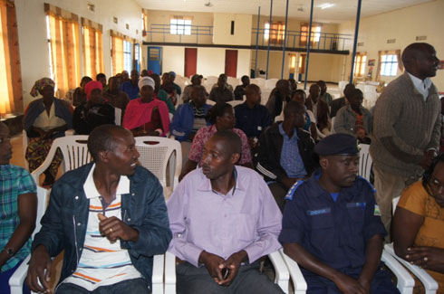 Abitabiriye imurikabikorwa rya Croix Rouge y'u Rwanda.