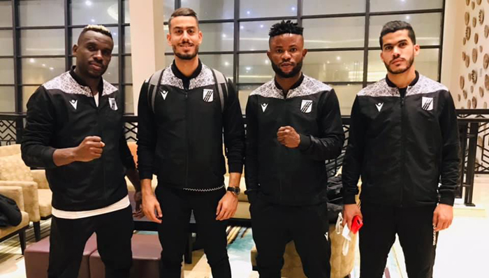 Bamwe mu bagize iyi kipe muri Hotel bacumbitsemo i Kigali