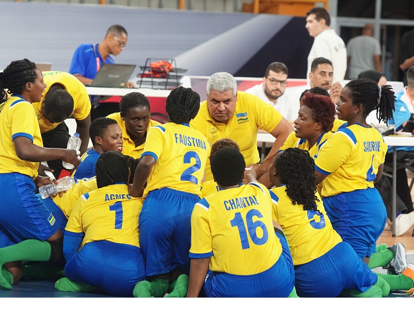 U Rwanda ruzahura na Brazil muri 1/4 cy'Igikombe cy'Isi cya Sitting Volleyball