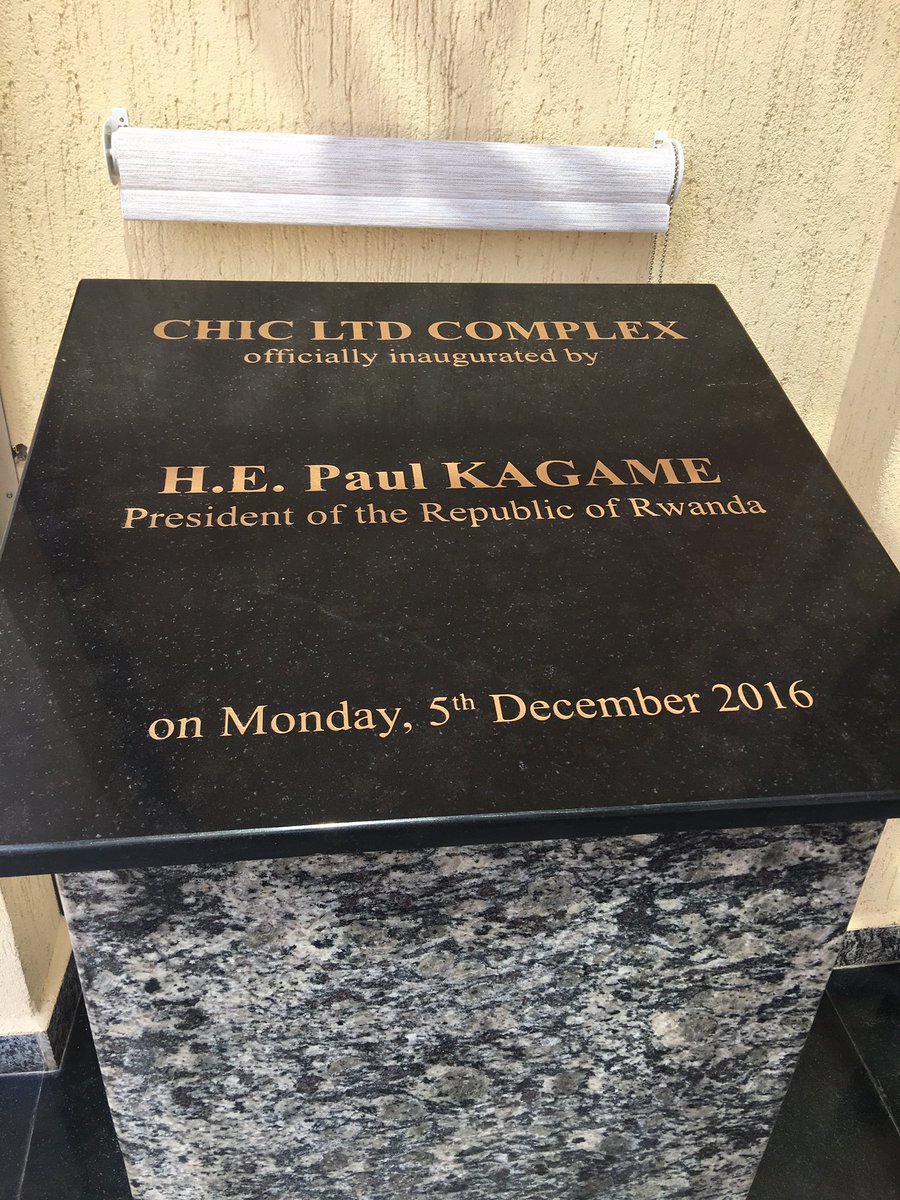 Chic yatashywe ku mugaragaro kuri uyu wa mbere tariki 5 Ugushyingo 2016