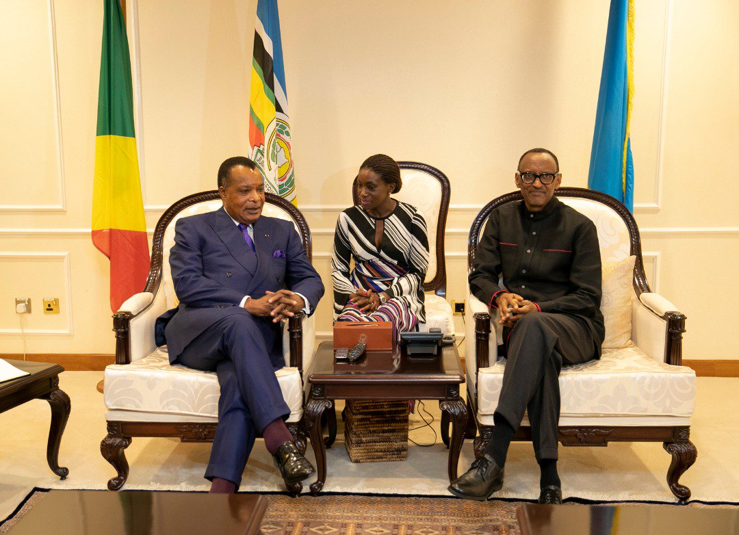 Perezida Kagame na Perezida Nguesso