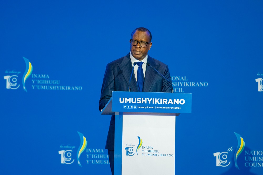 Minisitiri w'Ubumwe bw'Abanyarwanda n'Inshingano Mboneragihugu, Dr. Jean Damascene Bizimana