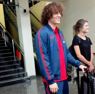 David Luis na Sara Madeira bazanye mu Rwanda (Ifoto: Richard Kwizera/Kigali Today)