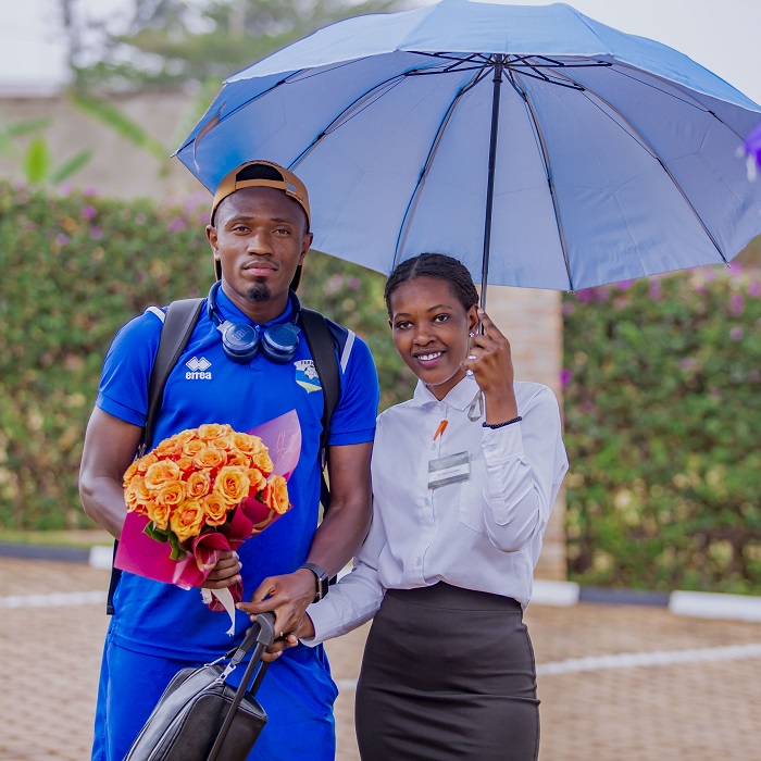 Kapiteni w'Amavubi Djihad Bizimana yakirwa mu Karere ka Gisagara