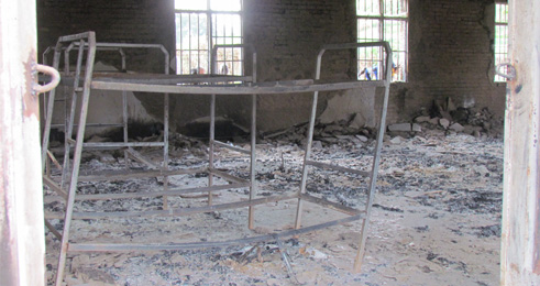 Iyi dortoire yarahiye ntihagira na kimwe kirokoka.