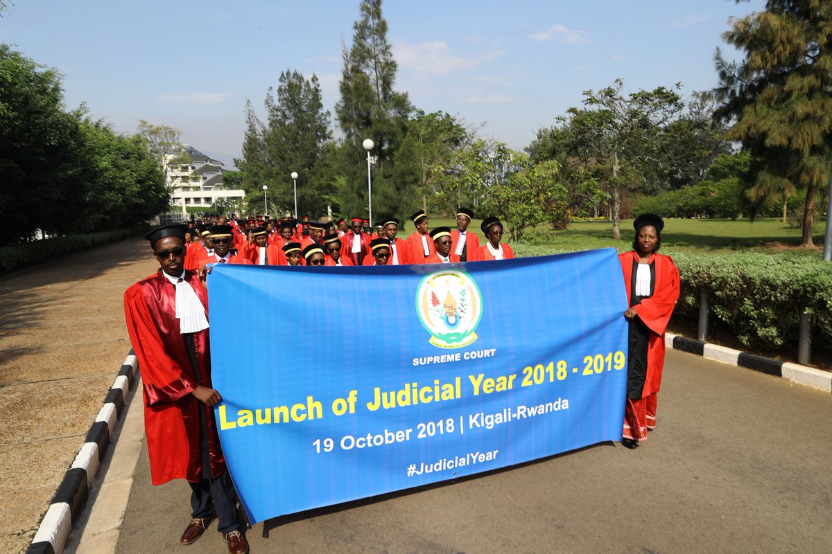 Umwaka w'ubutabera wa 2018/2019 watangijwe kuri uyu wa Gatanu tariki 19 Ukwakira 2018