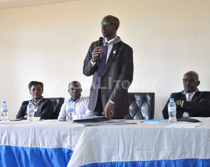 Dr. Rutayisire, perezida wa Komisiyo y'Igihugu ishinzwe kurwanya Jenoside (CNLG) yatanze ikiganiro ku ihakana n'ipfobya rya Jenoside.