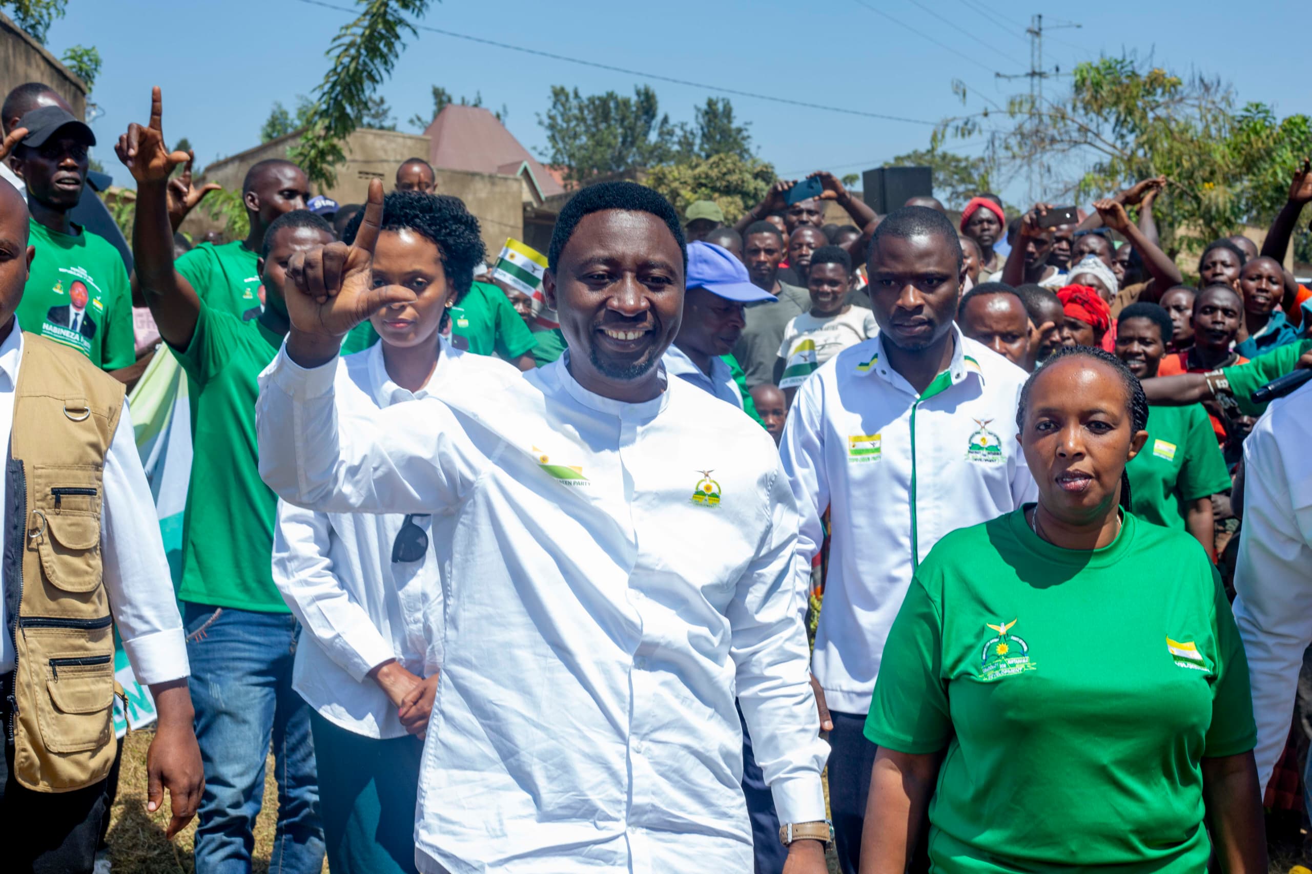 Dr Habineza ubwo yiyamamarizaga i Nyagatare