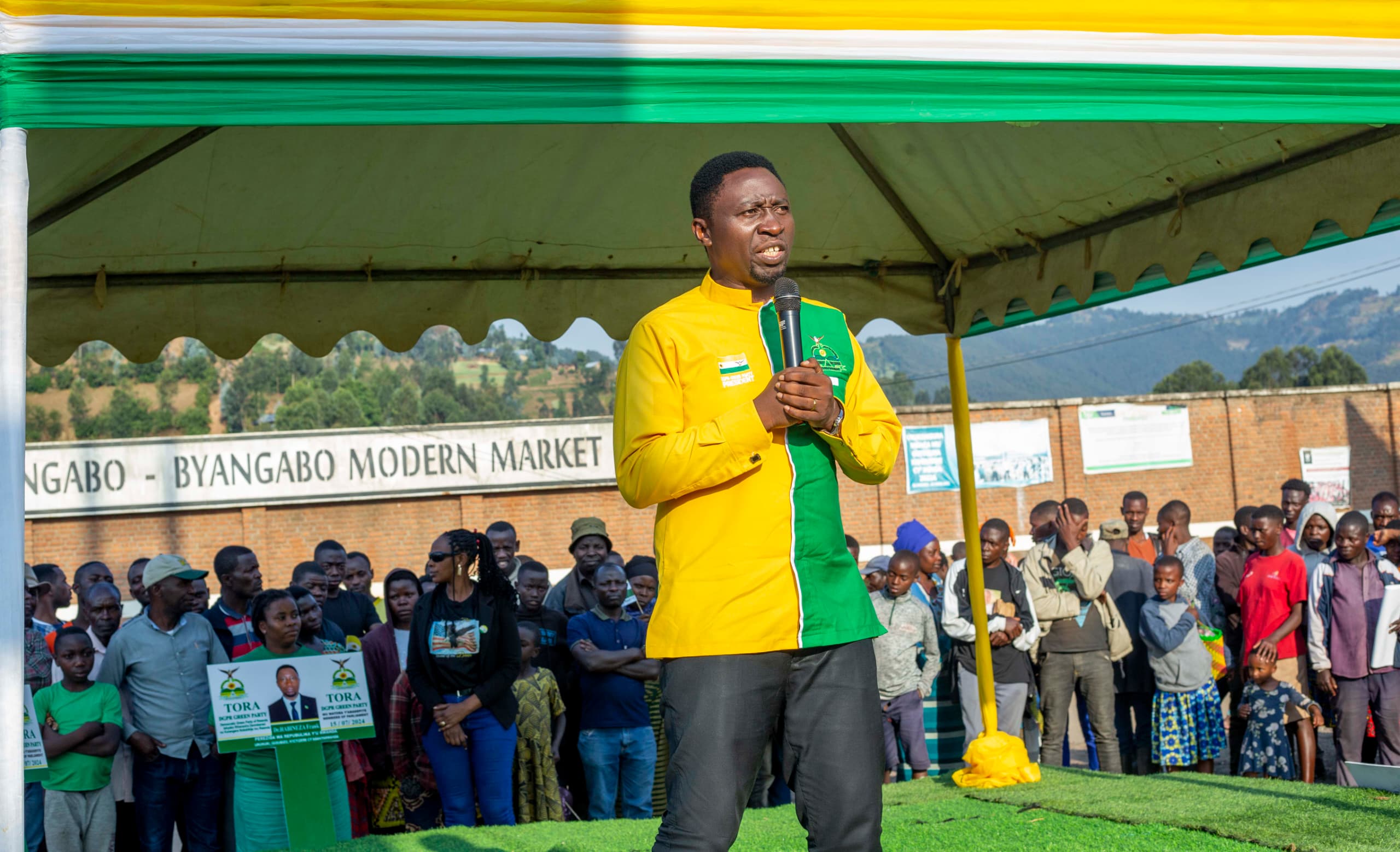 Dr. Habineza yijeje abaturage ba Musanze kuvugurura isoko rya Byangabo