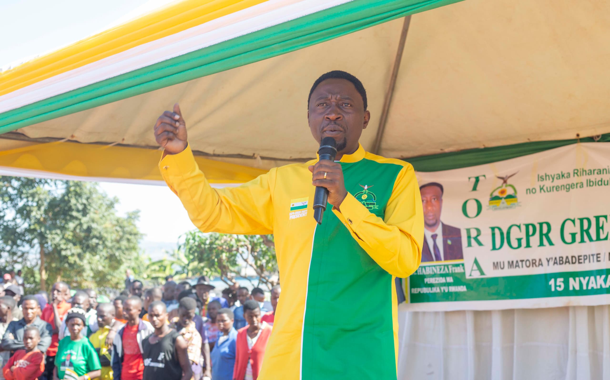 Dr. Frank Habineza yijeje ab