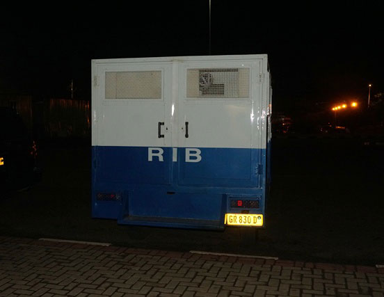 Imodoka ya RIB yari imutegereje