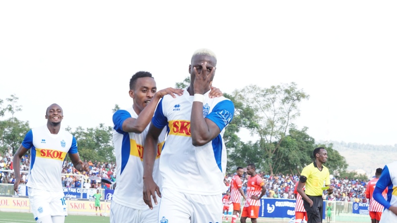 Michael Sarpong wari umaze iminsi adakinira Rayon Sports yagarutse ayihesha intsinzi