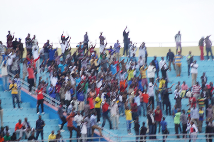 Abafana ba Rayon Sports bamwe bari baje gushyigikira Zanaco Fc bari mu byishimo