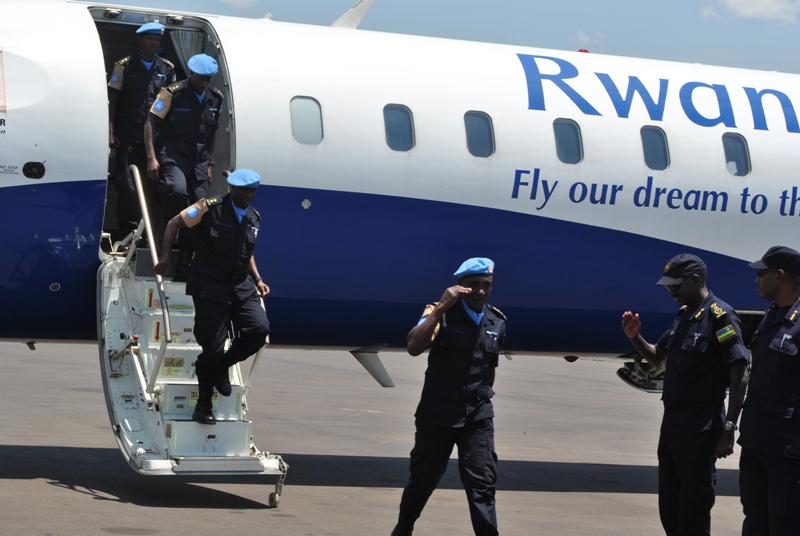 Abapolisi bavuye mu butumwa muri centrafrique