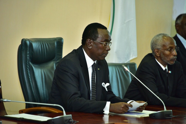 Perezida wa Sena Makuza Bernard atanga ubutumwa bwihanganisha umuryango wa Senateri Mucyo n'umuryango Nyarwanda muri rusange