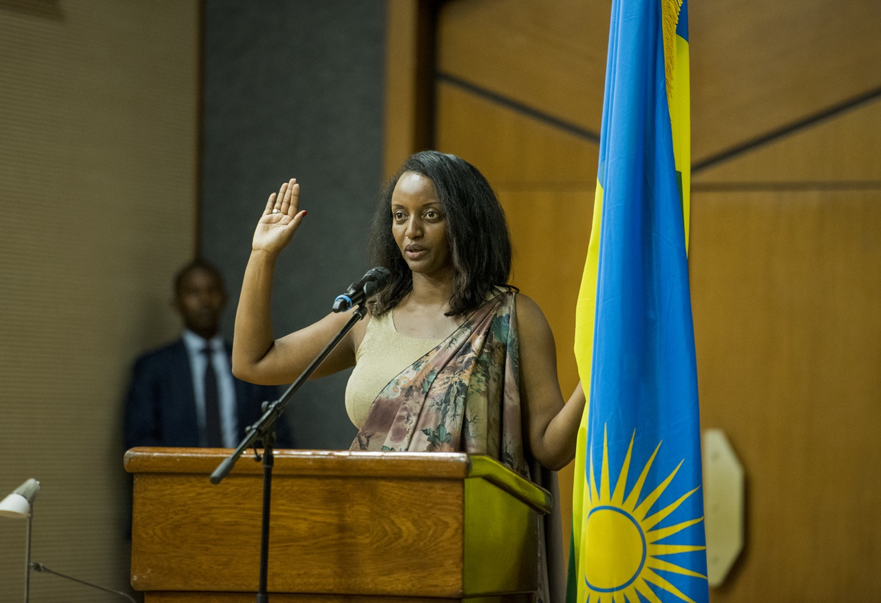 Soraya Hakuziyaremye, warahiriye kuyobora Minisiteri y'Ubucuruzi n'Inganda (MINICOM)