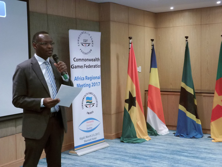 Robert Bayigamba wari usanzwe ayobora Komite Olempike nyiyongeye kwiyamamaza