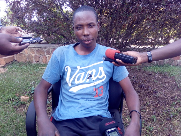 Dusabimana wakubiswe akanakomeretswa agira inama Umunyarwanda wese yo kutajya muri Uganda