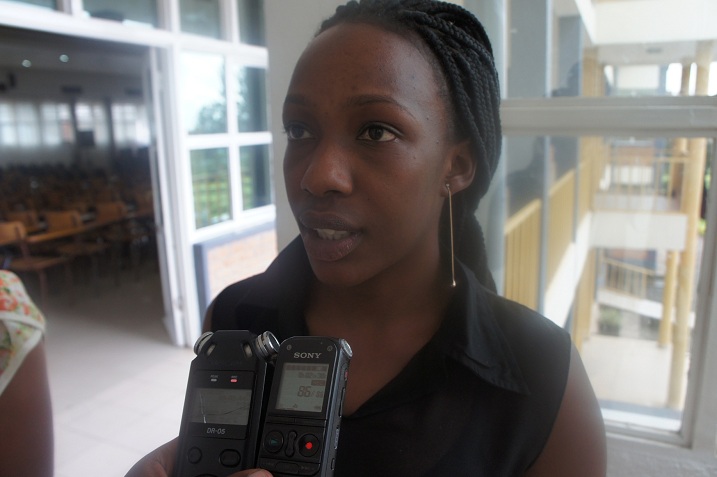 Dusingizimana Marguerite Marie, umwe mu bakobwa bafashwa na FAWE muri INES Ruhengeri