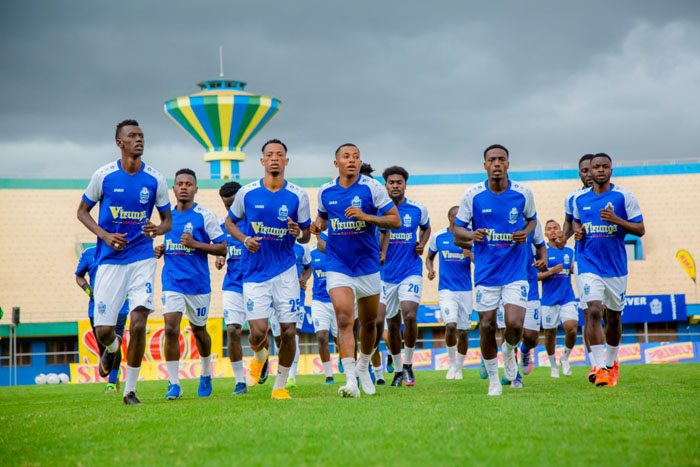 Rayon Sports yishyushya mbere y'umukino