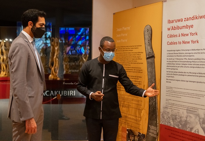 Minisitiri Sheikh Shakhbout bin Nahyan Al Nahyan yasobanuriwe amateka ya Jenoside