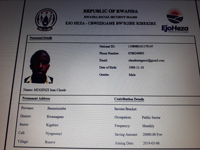 Umwirondoro w'umwe mu basore batangiye guteganiriza iza bukuru