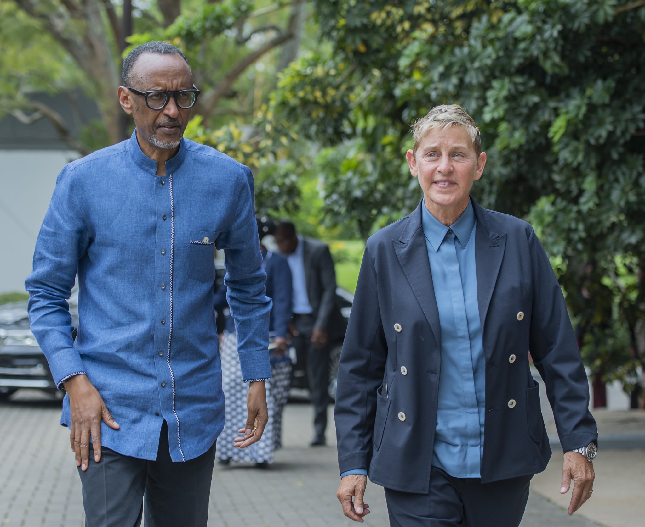 Perezida Kagame na Ellen DeGeneres
