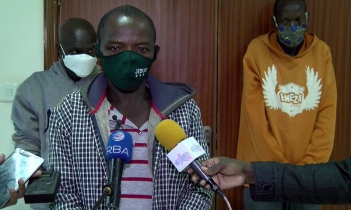 Ntawukuriryayo Emmanuel bakunze kwita Bartheze avuga ko ari we watanze igitekerezo cyo kwiba moto (Ifoto: RNP)