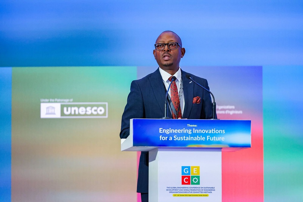 Eng. Gentil Kangaho, Perezida w'Urugaga rw'Abenjeniyeri mu Rwanda, avuga ko inama mpuzamahanga y'Abenjeniyeri u Rwanda rwakiriye, izafasha mu kungurana ubumenyi no guhanahana ubunararibonye