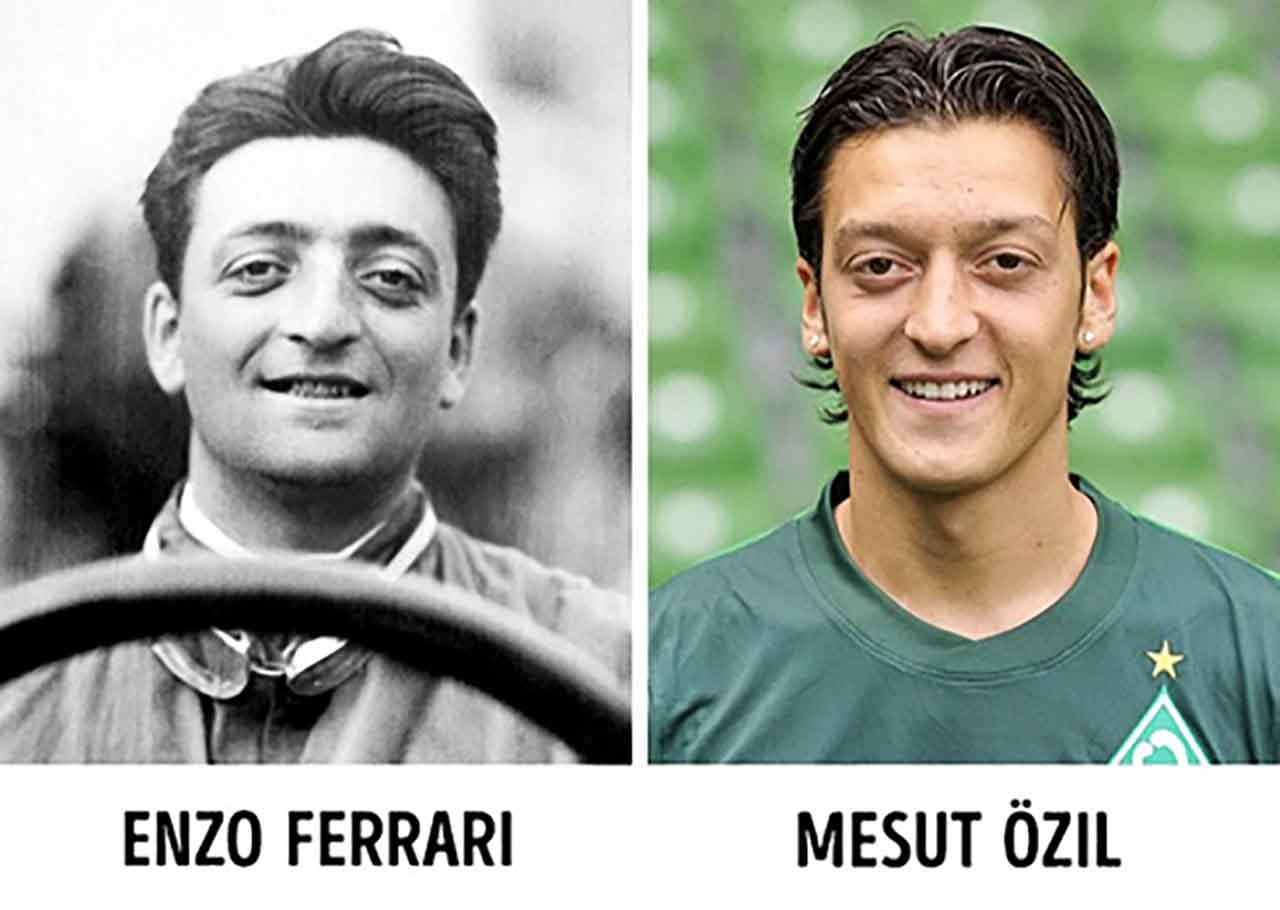 Enzo Ferrari na Mesut Ozil wagirango ni impanga