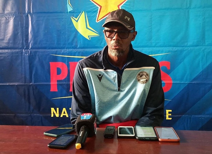 Umutoza wa As kigali, Eric Nshimiyimana mu kiganiro n'itangazamakuru 