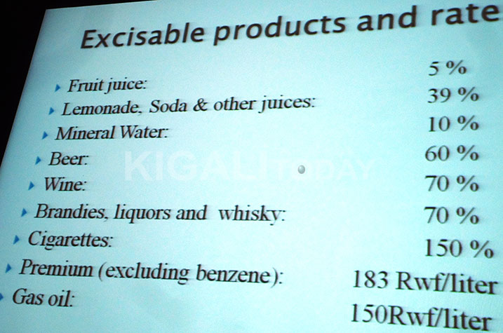 Suruduwire ziri mu bicuruzwa bimwe na bimwe bisoreshwa umusoro wihariye witwa excise tax.