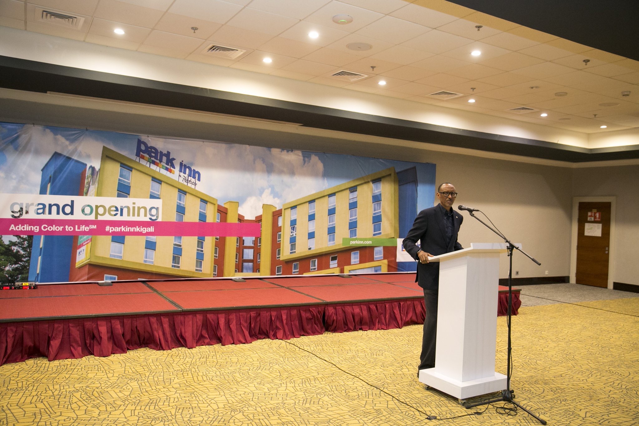 Perezida Kagame ageza ijambo ku bitabiriye uyu muhango