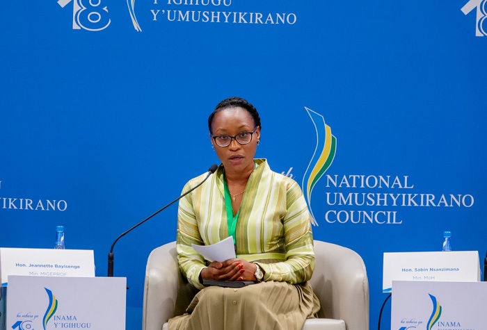 Minisitiri w'Uburinganire n'Iterambere ry'Umuryango, Prof Bayisenge Jeannette