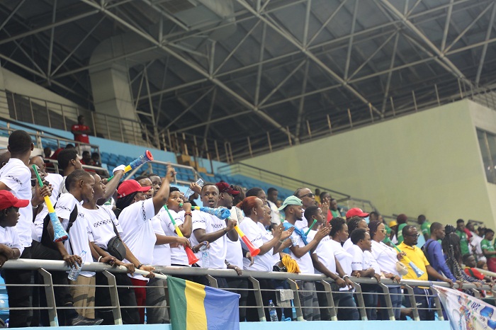 N'ubwo imikino ibera hanze y'u Rwanda ikipe yarwo irashyigikiwe