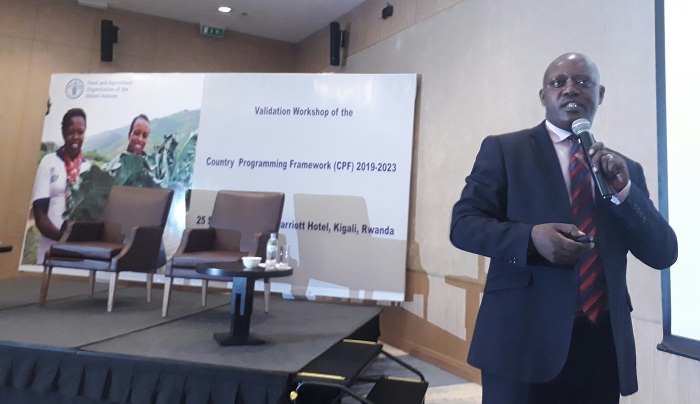 Umuyobozi wungirije wa FAO mu Rwanda, Otto Muhinda, yasobanuye ko bafite gahunda ikomeye yo guca imirire mibi mu Rwanda