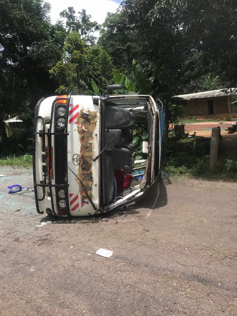 Ku bw'amahirwe nta mukinnyi n'umwe waguye muri iyi mpanuka