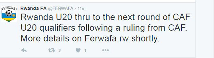 Ferwafa yemeje aya makuru