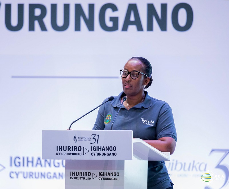 Madamu Jeannette Kagame avuga ko Jenoside atari ikiza cyangwa indwara itungurana 