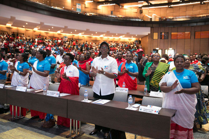 Madame Jeannette Kagame nawe yari yitabiriye iyi nama