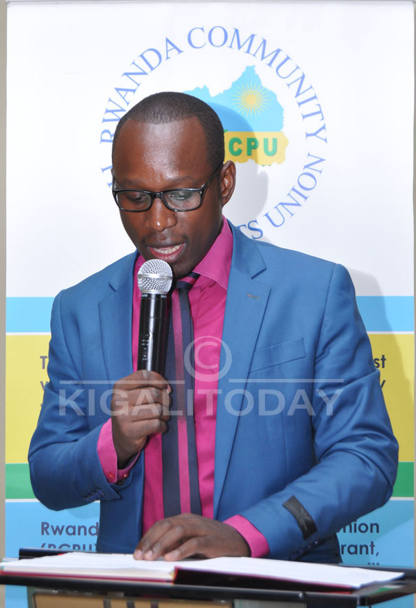 Flandrie Habyarimana uyobora RCPU avuga ko bizeye ko iri huriro rizabafasha kwikemurira ibibazo bahura nabyo mu mwuga