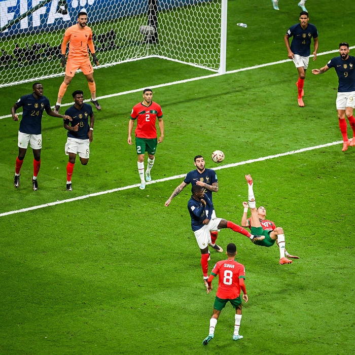 Jawad El Yamiq yashatse gutsinda igitego kidasanzwe ariko umunyezamu awukuramo