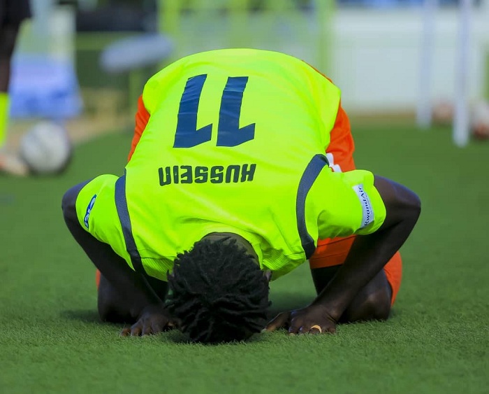 Tchabalala yishimira igitego