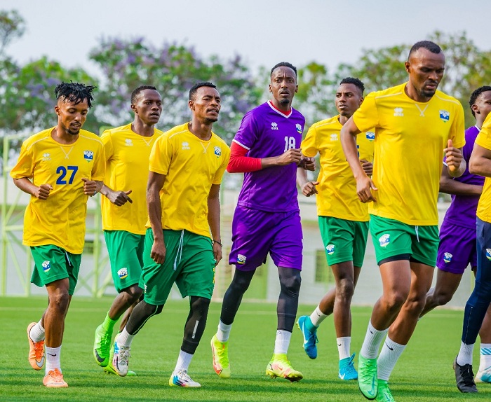 Amavubi yakoreye imyitozo kuri Stade ya Kigali mbere yo kwerekeza muri Tanzania