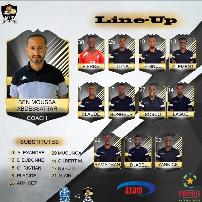 Abakinnyi 11 ba APR FC n'abasimbura babo bayifashije gutsinda Rayon Sports