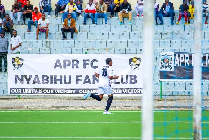 Joseph Apam Assongue yishimira igitego cya mbere yatsinze 