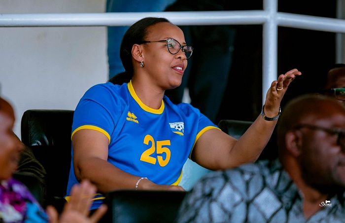 Minisitiri Munyangaju yitabiriye uo mukino