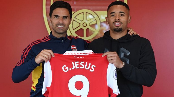 Gabriel Jesus agiye kongere gutozwa na Mikel Arteta